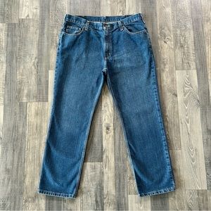 40x30 Carhartt Traditional Fit Elton Jeans 
Style # 101496 420
Blue